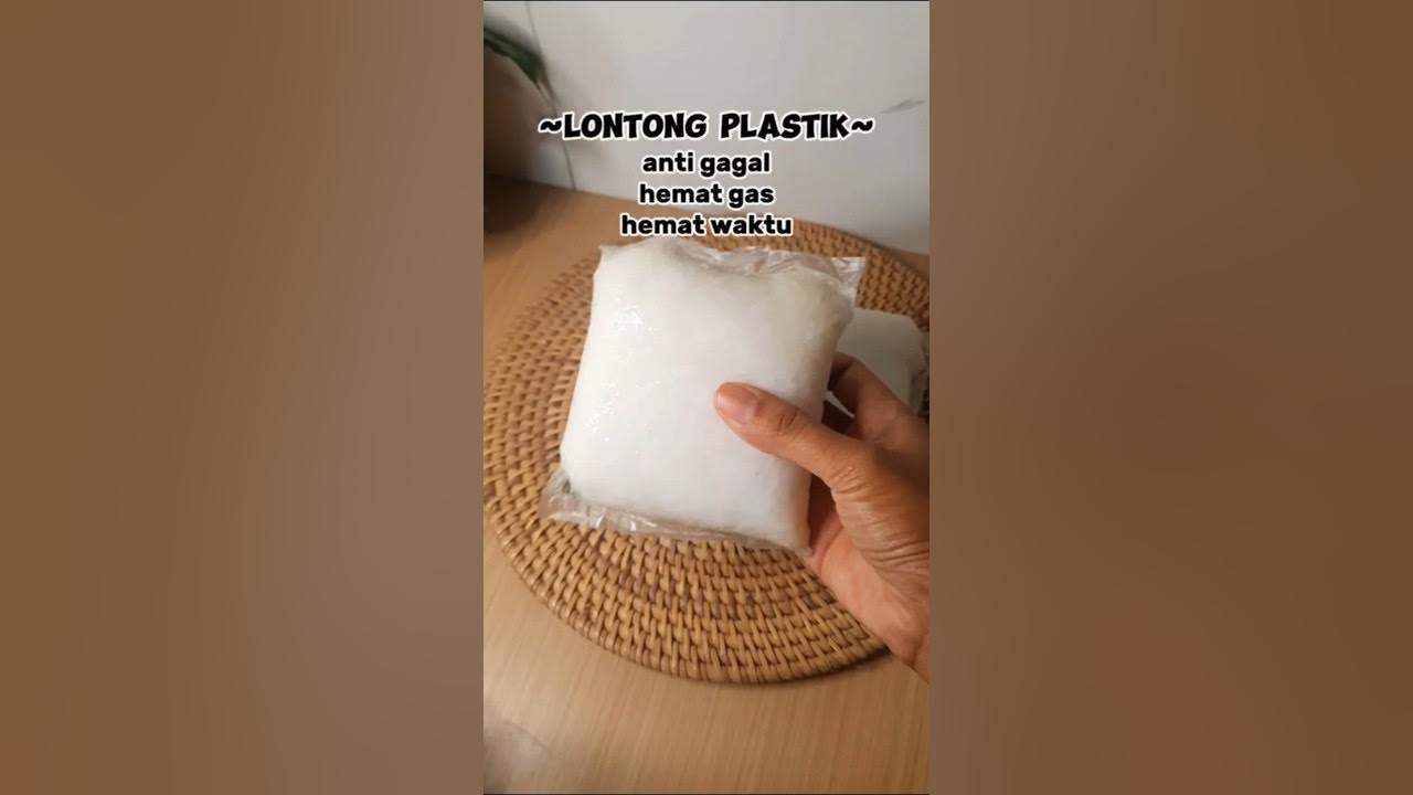 Lontong plastik anti gagal #cooking #lontong #resepmasakan Lontong plastik anti gagal #cooking #lontong #resepmasakan