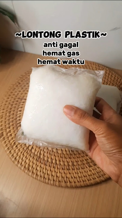 Lontong plastik anti gagal #cooking #lontong #resepmasakan