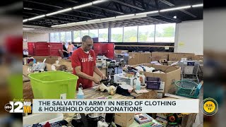The Salvation Army is in need of clothing and household donations Net Worth