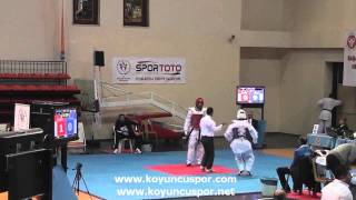 5040 87Kg Mehmet Korucu Vs Elazıg (Büyükler Türkiye Tkd Şampiyonası 2014)