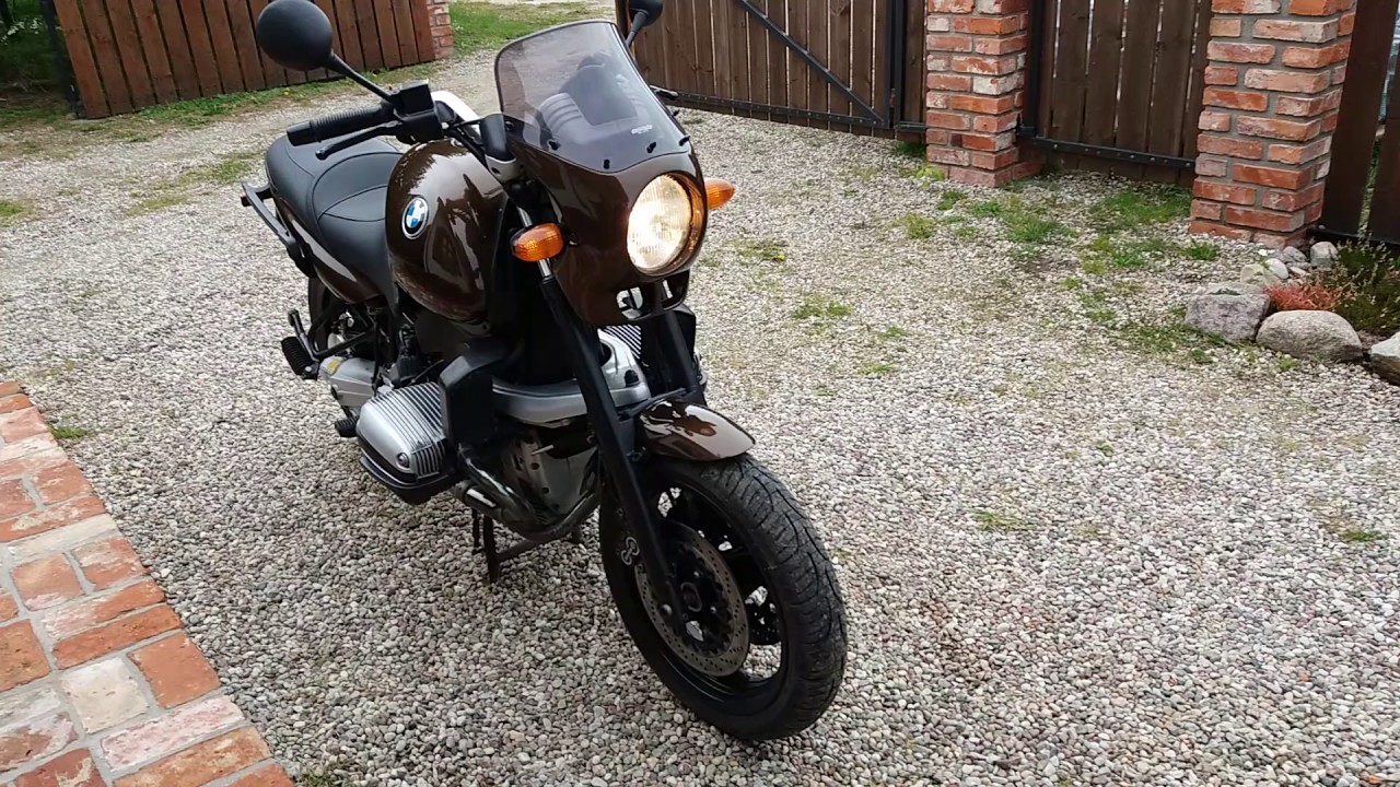 BMW R1100R Brown - YouTube