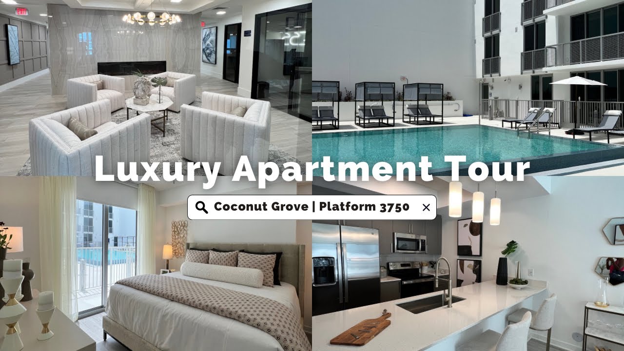 058- NEW LUXURY APARTMENT TOUR! MIAMI FLORIDA (Coconut Grove) - YouTube