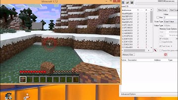 minecraft 1 7 2 cheat using cheat engine 6.3