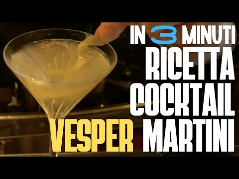 Vesper martini: la storia di un vesper lynd - ricetta e preparazione | italian bartender