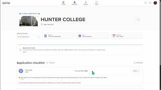 Requesting college documents in Xello