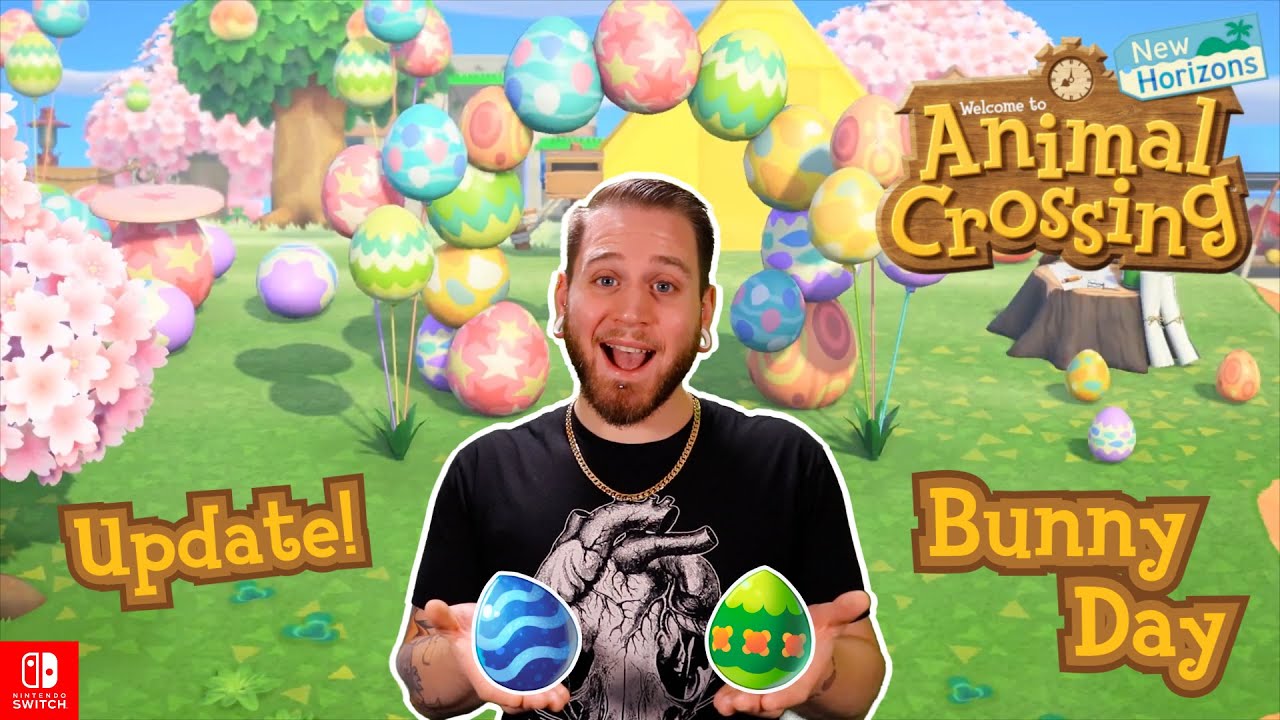 Animal Crossing New Horizons BUNNY DAY Update Info YouTube