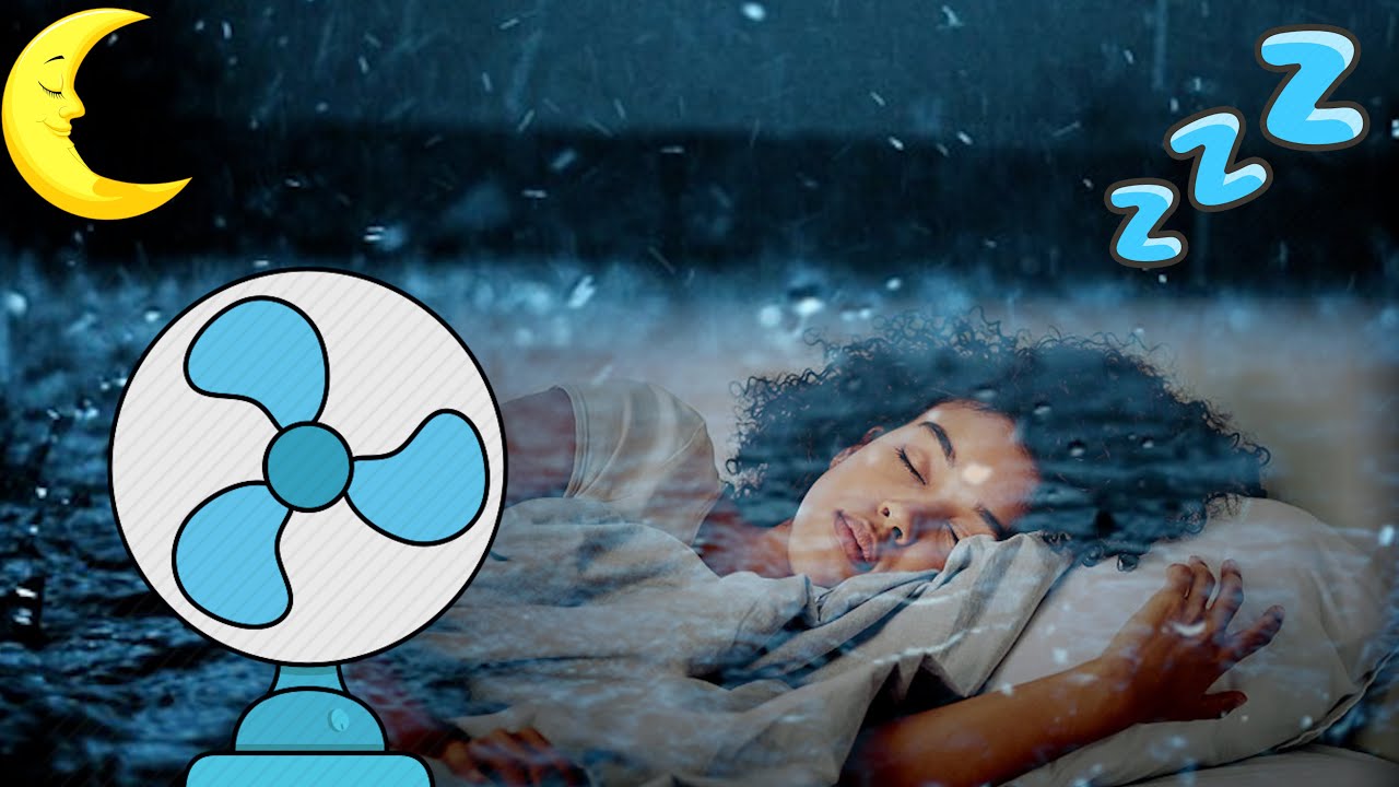 Rain Sounds on Pipes + Fan Noise = Fall ASLEEP FAST
