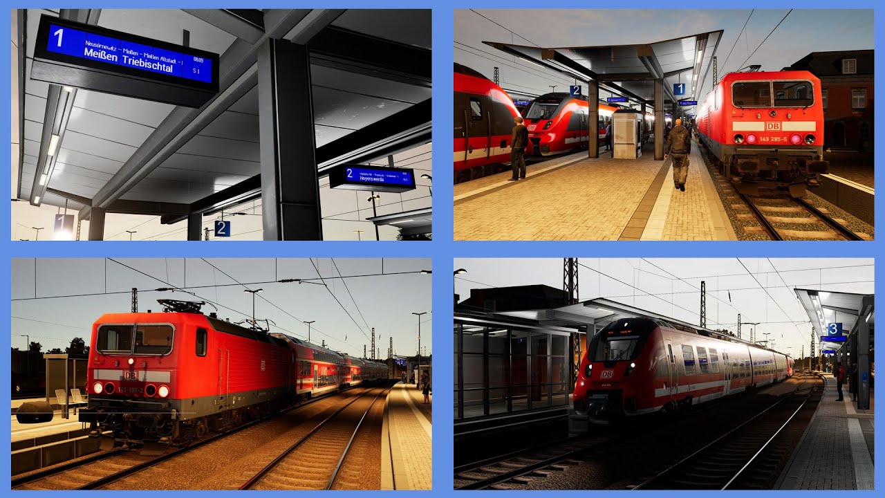 Train Sim World 2 - Rush Hour | Nahverkehr Dresden trainspotting - Coswig Bahnhof