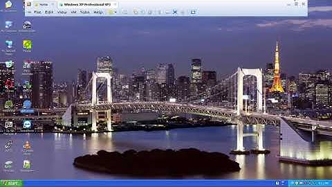 Windows XP Professional with Service Pack 3 in VMWare Workstation!