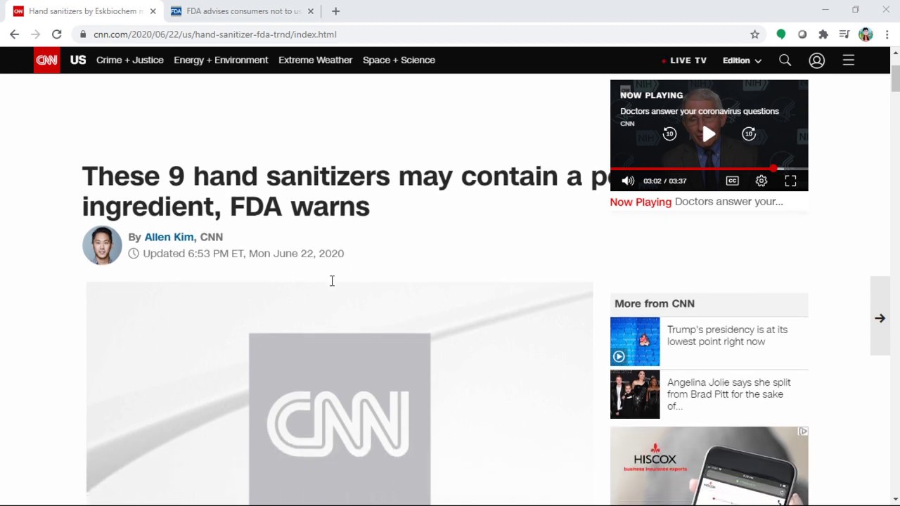 9 hand sanitizers NOT to use (ft. FDA, CNN) YouTube