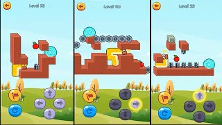 Worm Eat Apple Level 21 to 40 screenshot 2