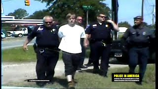 Dashcam Video Of Dylann Roof Arrest in Shelby, North Carolina @ViralSpace
