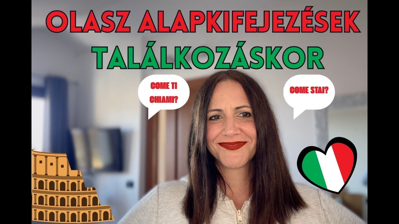 Olasz alapkifejezések találkozáskor – kezdőknek 🇮🇹
