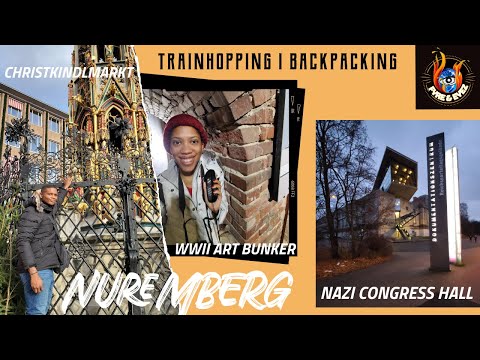 Backpacking x Trainhopping Nuremberg: Wwii Art Bunker, Nazi Congress Hall, Christkindlmarkt