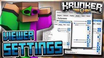 USING VIEWERS KRUNKER SETTINGS! (Actually Broken)