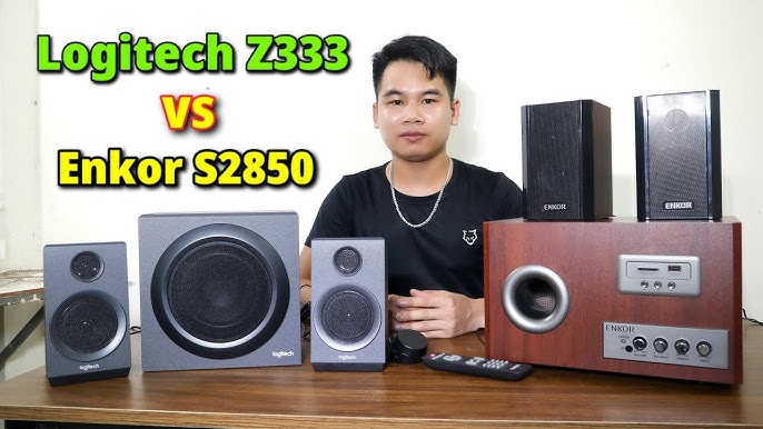 So Sánh Loa Logitech Z333 Và Enkor S2850 Chi Tiết Nhất - YouTube