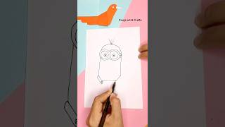 minions 😍 free hand drawing idea  | #shorts #viral #youtubeshorts #minions