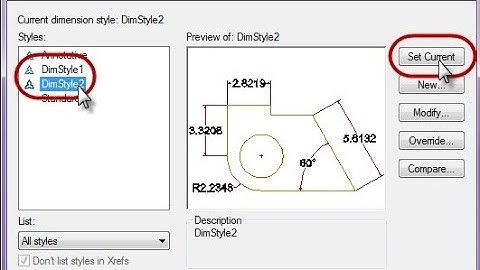 Create new dimension style in autocad | Units to scale inserted content