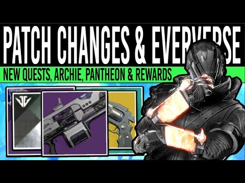 Destiny 2: NEW PATCH TODAY & EVERVERSE LOOT! Rare Armory Gear, Exotic Quests, Archie (30 April)