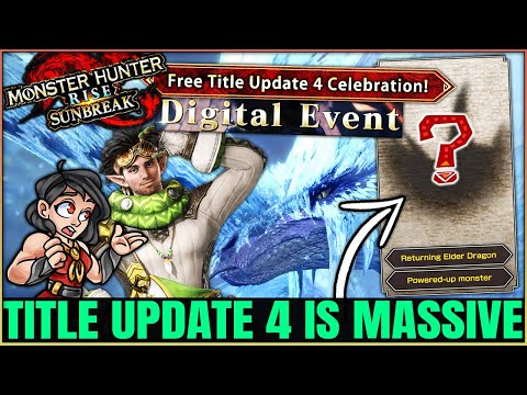 Title Update 4 New Monster Reveal & New Details & Release Date Soon - Monster Hunter Rise Sunbreak!