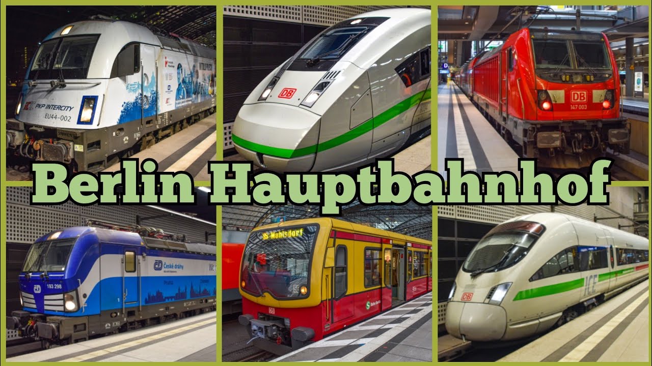 Pociągi Berlin Hauptbahnhof