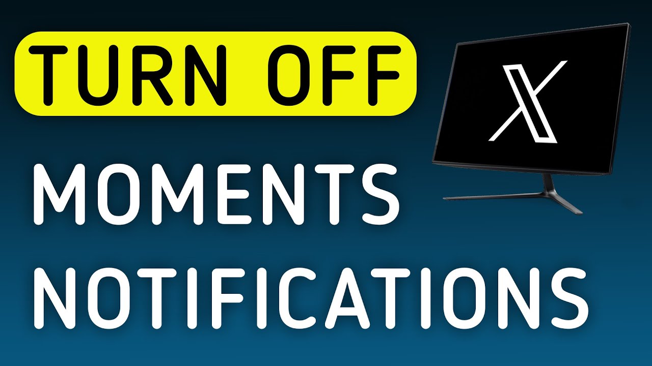 Как отключить уведомления Moments в приложении X (Twitter) на ПК (новое обновление)