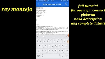Full tutorial open vpn connect globe/tm click description👇👇👇👇👇👇