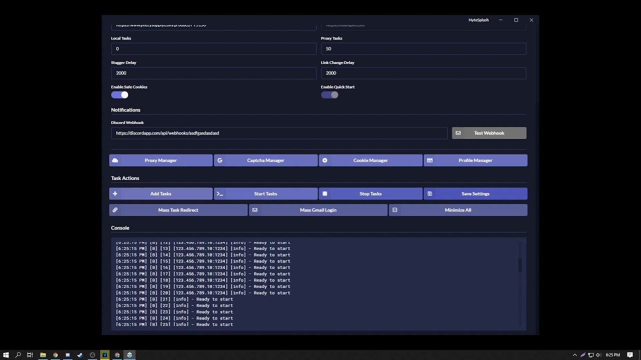 YeezySupply Linen NyteSplash Quick Setup