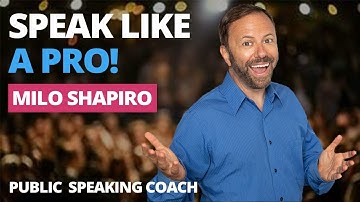 Meet Milo in his Coaching Testimonials Video - Public speaking skills coach: Speak Like a Pro!