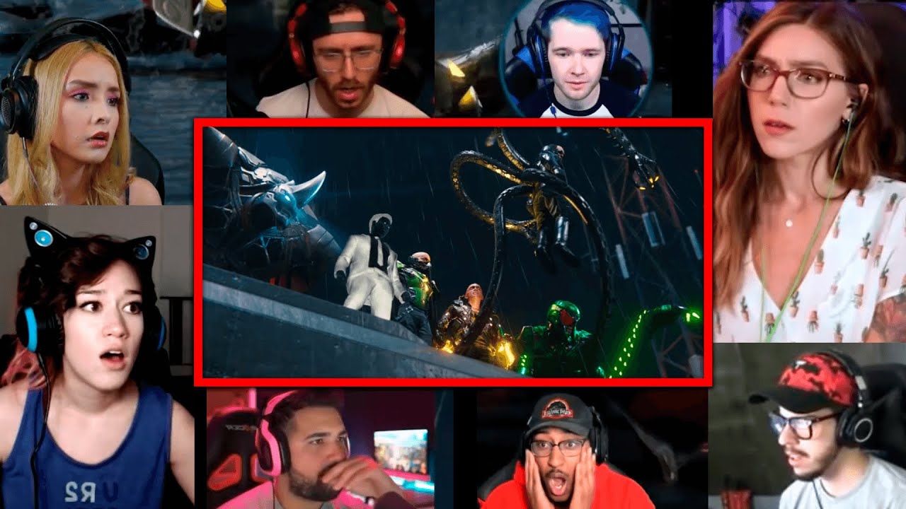 Sinister Six Fight Reaction Mashup Marvel's Spider-Man