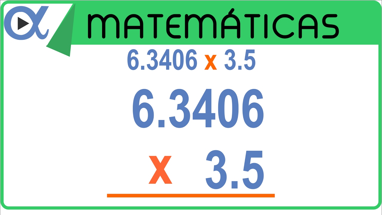 Multiplicación con decimales