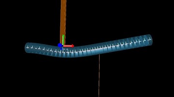 Simulation of cardiac pacing lead during implantation: 3Point bending ideal support - SimCardioTest