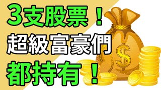 富人越來越有錢的秘密,都在3支股票裡!超級投資人3大持倉【富民投資課堂/學投資】