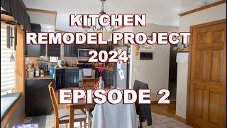 Kitchen Remodel - Episode #2 - Demolition and Cabinet Removal