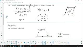 DHS Geom Unit 4 2 Study Guide