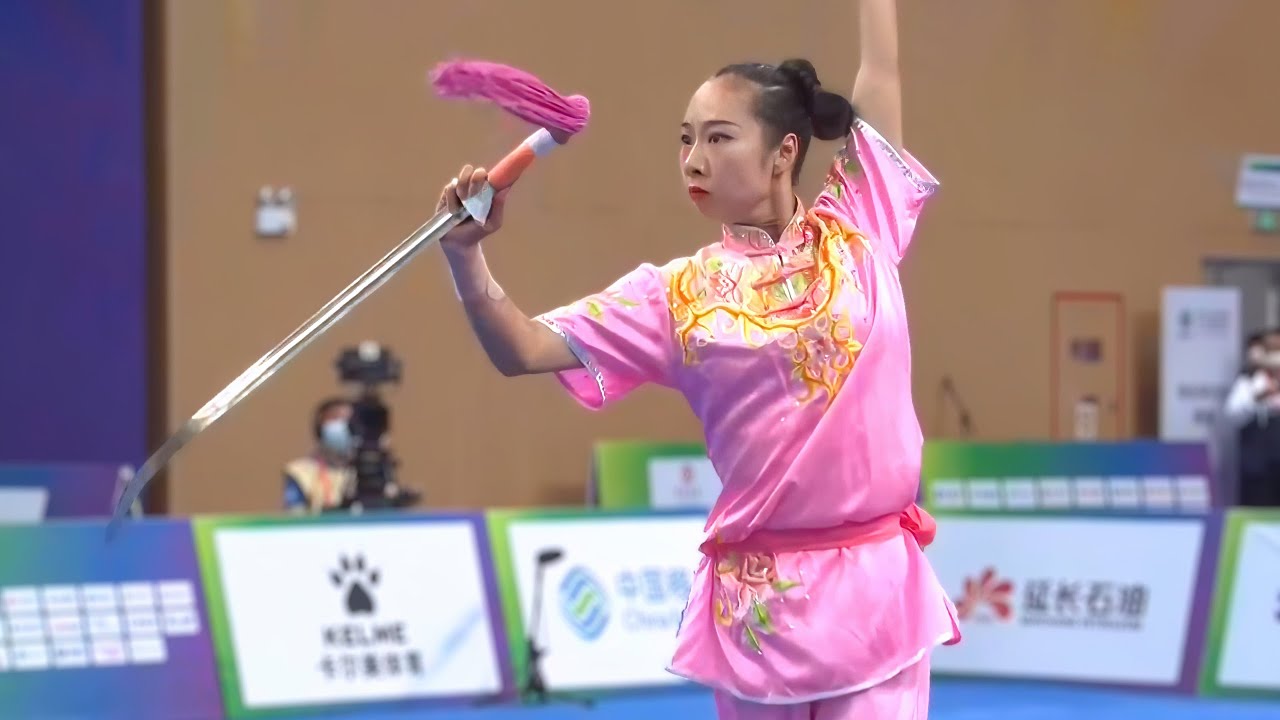 Lai Xiaoxiao's 1st place jianshu - 9.813 - 14th All China Games: Wushu Taolu
