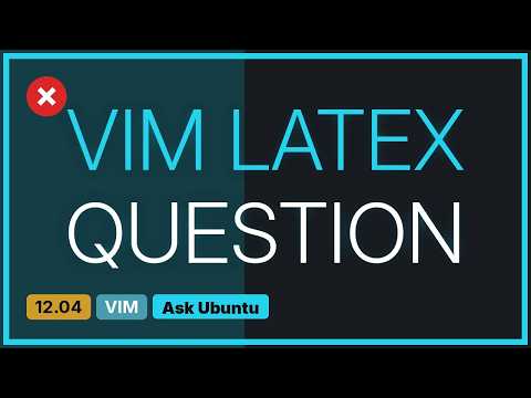 Setting up vim with latex suite