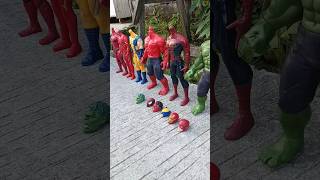 Ghost Batman Marvel Team Choose Head To Finish Cool Hero Body #spiderman #hulk #marveltoys
