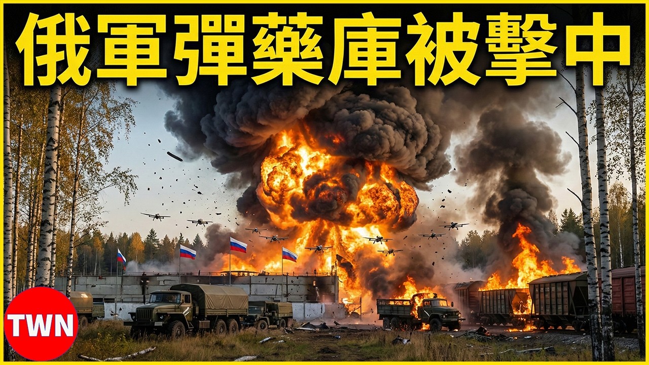烏克蘭無人機精準鎖定俄軍彈藥庫，影響超乎想像