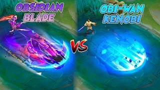Alucard Revamp Obsidian Blade VS Obi Wan Kenobi Skin Comparison