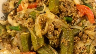 Bhindi (Okra) Keema | Quick & Delicious Cuisine