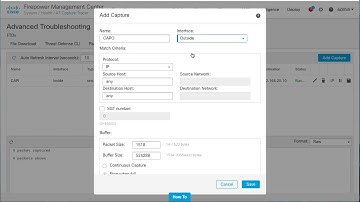 How to Collect FTD Packet Captures Using Firepower Management Center (FMC)