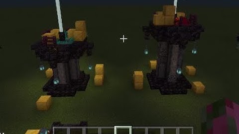 Minecraft Tutorial: How to build a beacon tower 1.16