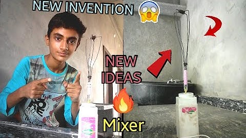 😃HOW TO MAKE MIXER AT HOME | SUMMER EXPERIMENT | SAMAR EXPRIMENT | Mixer ||