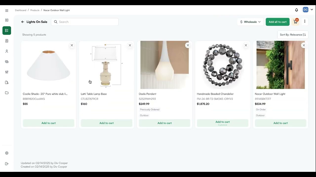 Wishlist Creation Process