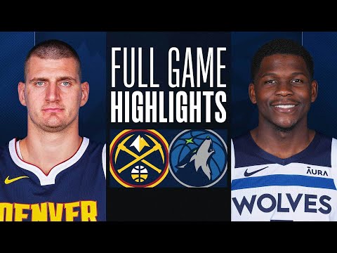 NUGGETS at TIMBERWOLVES | FULL GAME HIGHLIGHTS | November 1, 2023