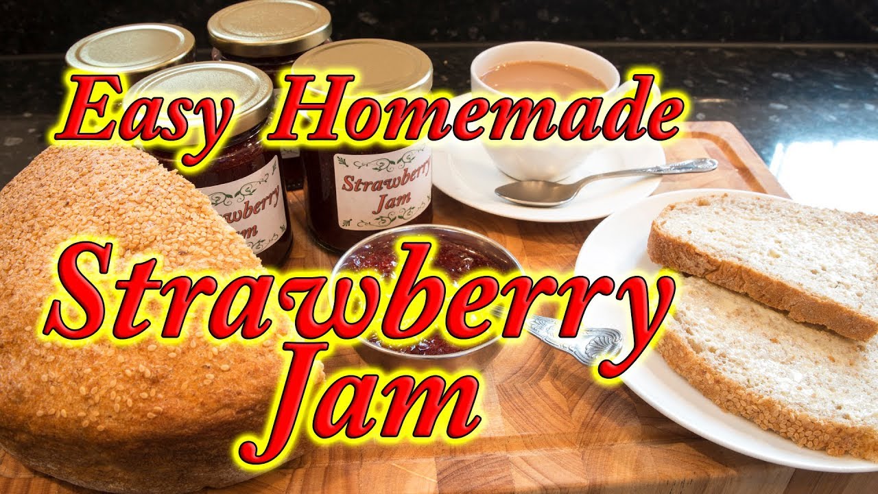 Strawberry Jam homemade easy step by step instructions