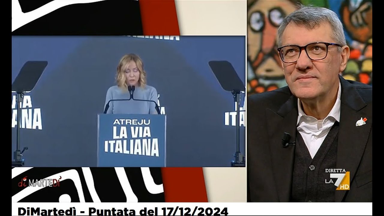 DI MARTEDI' - PUNTATA DEL 17 DICEMBRE 2024 - INTERVISTA A MAURIZIO LANDINI SEGRETARIO GENERALE CGIL