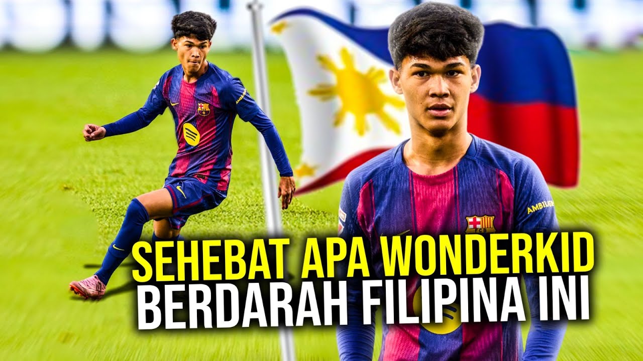 SEHEBAT APA DRO FERNANDEZ WONDERKID BERDARAH FILIPINA YANG DEBUT BERSAMA BARCELONA!