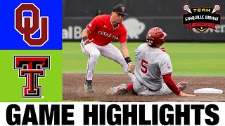 #22 Oklahoma vs Texas Tech Highlights | NCAA Baseball Highlights | 2024 College Baseball